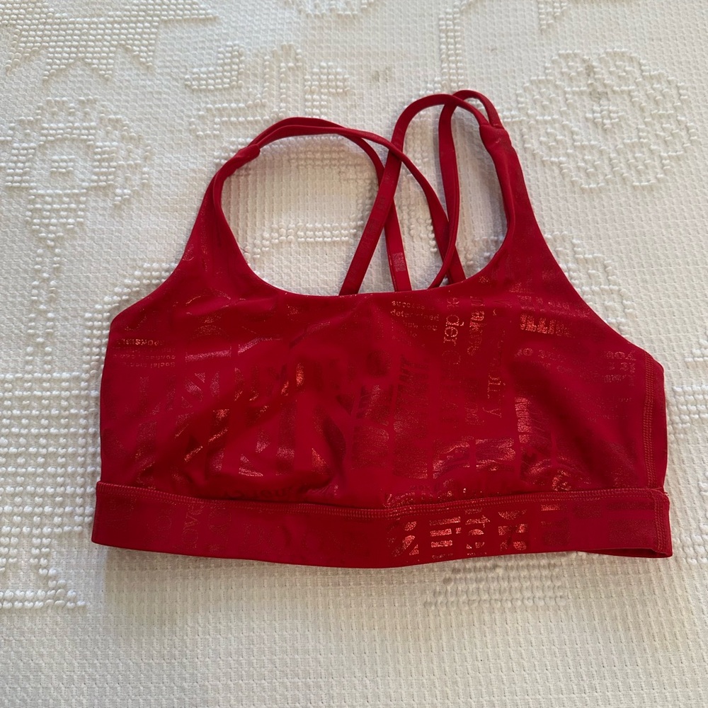 LULULEMON ENERGY MANIFESTO SPORTS BRA SIZE 6